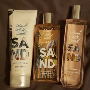 Bath and Body Works White Island Sand Body Care
